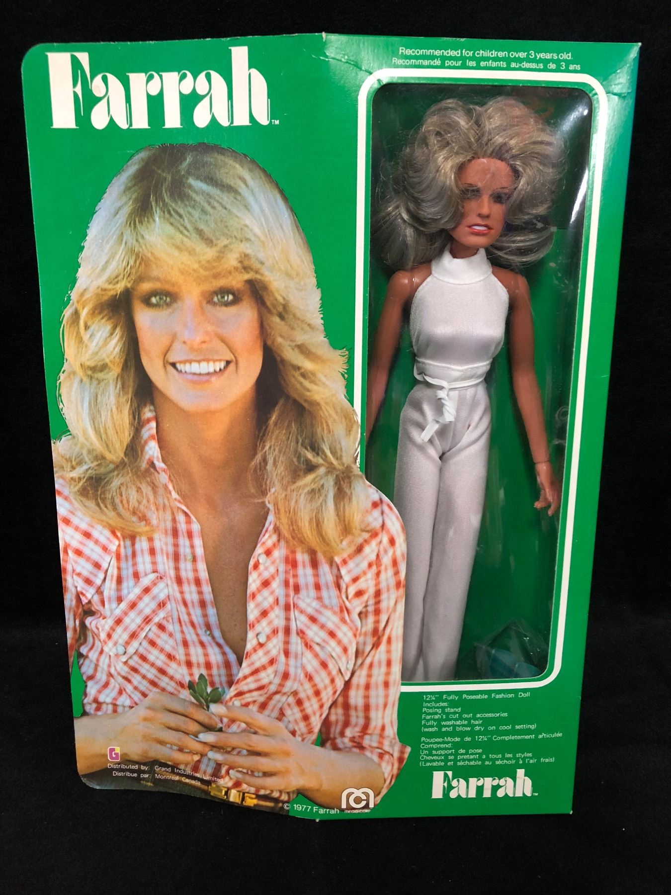 Farrah Fawcett / Majors Doll Mego 1977 Action Figure