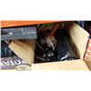 Image 1 : BOX OF TOOLS, RADIO, AND SOLDERING IRON