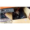 Image 2 : BOX OF TOOLS, RADIO, AND SOLDERING IRON