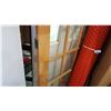 Image 3 : WOOD AND GLASS DOOR