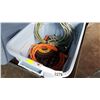 Image 1 : TOTE OF DRILL BITS AND 2 EXTENTION CORDS