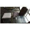 Image 3 : 3 PIECE PATIO SET CHAIRS AND OTTOMANS