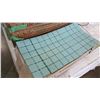 Image 2 : 10 BOXES NEW AQUA GLOW CERAMIC MOSAIC TILE 12 INCH BY 24 INCH 12 PER BOX