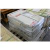 Image 2 : 24 BOXES NEW ITALIAN CERAMIC WHITE 12 INCH BY 24 INCH FLOOR TILES, 6PC/BOX