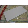 Image 2 : 40 BOXES NEW ITALIAN CERAMIC WHITE 12 INCH BY 24 INCH FLOOR TILES, 6PC/BOX