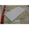 Image 2 : 40 BOXES NEW ITALIAN CERAMIC WHITE 12 INCH BY 24 INCH FLOOR TILES, 6PC/BOX