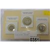 Image 1 : LOT OF 3 US COINS - 1904 SILVER NICKEL INCLUDED