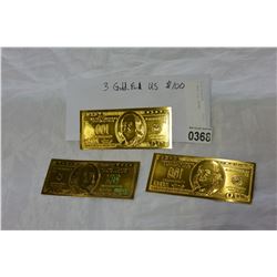 3 FOIL U.S. NOTES