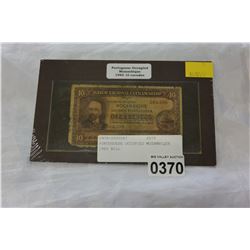 PORTUGUESE OCCUPIED MOZAMBIQUE 1945 BILL