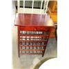 Image 2 : 1 DRAWER WINE RACK STAND