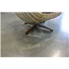 Image 2 : RETRO UPHOLSTERED SWIVEL CHAIR