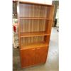 Image 1 : TEAK 6 BOOKSHELF CUPBOARD