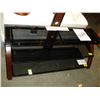 Image 2 : MODERN GLASS ENERTAINMENT STAND WITH UP TO 70 INCH TV MOUNT