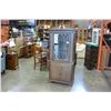 Image 1 : VINTAGE KRUG WALNUT GLASS DOOR DISPLAY CABINET