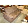 Image 2 : BROWN MICROFIBER SOFA