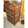 Image 2 : 5 DRAWER WICKER HIGHBOY