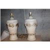 Image 1 : PAIR OF CERAMIC DESIGNER LAMPS