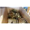 Image 2 : BOX OF BRASS DECORATIONS