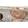 Image 2 : DEPRESSION GLASS BOWL AND DURALEX TEACUPS AND SAUCERS