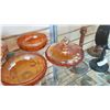 Image 2 : 5 CARNIVAL GLASS DISHES