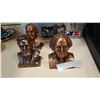 Image 2 : 4 PRESIDENT COIN BANK BUSTS