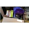 Image 1 : BOX OF ESTATE GOODS AND WARCRAFT FIGURE