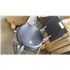 Image 2 : 2 BLACK PLASTIC STOOLS