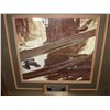 Image 2 : RED WING BLACK BIRDS AND RAIL FENCE BY ROBERT BATEMAN 24792