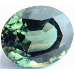 Natural Bluish Greem Sapphire 6.08 x 4.96 mm - VVS