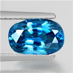 Natural Top AAA Electric Blue Zircon 3.10 Ct - Flawless