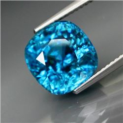 Natural  Top Blue Cambodian Zircon 10.30 Ct