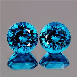Natural Swiss Blue Topaz 6.00 mm - Flawless