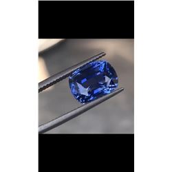 Natural Untreated Vivid Blue Sapphire 8.54 Ct - FL