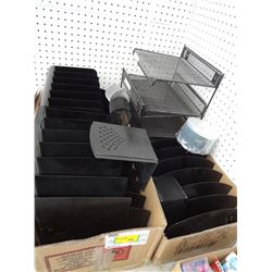8 Assorted File Organizers