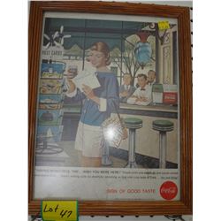 Coca Cola Vintage Poster