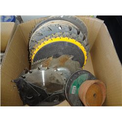 Box of Saw Blades & Cutting Disks