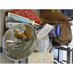 Bin of Assorted Shop Related Items