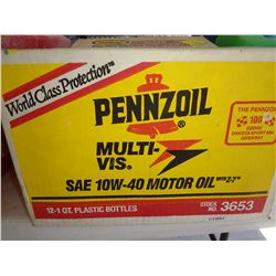 Box of Pennzoil Oil SAE 10W-40 Motor Oil