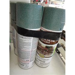 4 Cans Textured Rust-o-Leum Paint