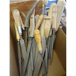 Steel Files With Wood Handles
