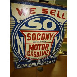 Socony Motor Oil Sign