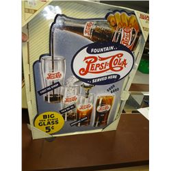 Wooden Pepsi Cola Sign