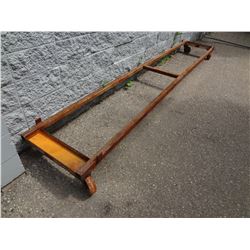 10 foot rolling steel cart