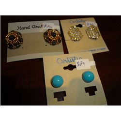 3 ladies fashion earings