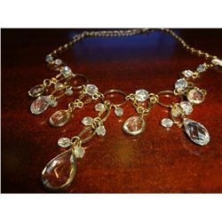 Ladies costume chain with chystals