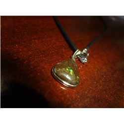 Natural Amolitte Pendant on Cord Retail $800.00