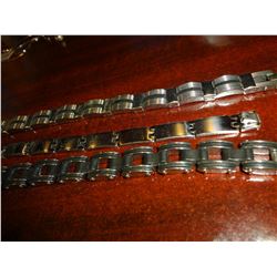 3 Stainess Steel Braclets
