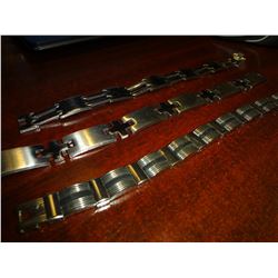 3 Stainess Steel Braclets