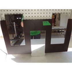 3 Mirror wall accent piece