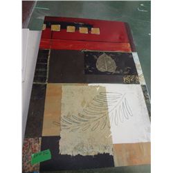 Fossil wall hanging picture